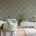 Seaweed & Stars, Green Mural Wallpaper - room preview 03