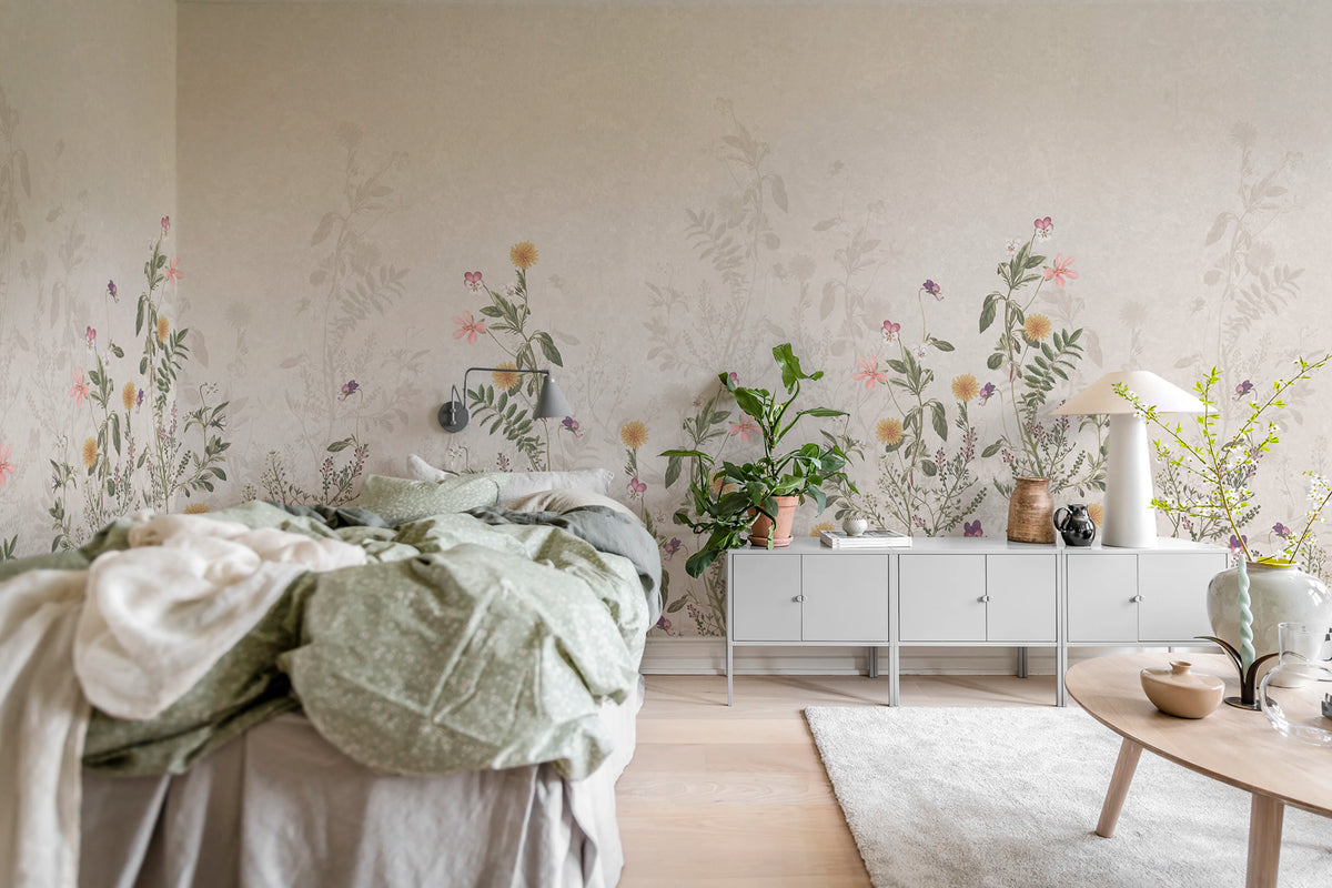 Stormy Meadow, Sand Mural Wallpaper - room preview 03