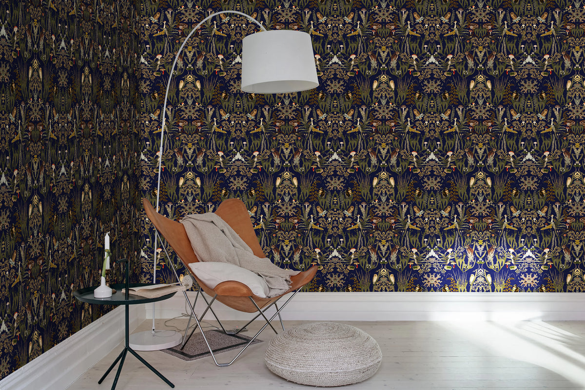 The Swedish Forest Mini Mural Wallpaper - room preview 03