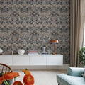 The Swedish Forest Mini, Blue Mural Wallpaper - room preview 03