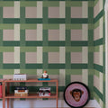 Dont Be Square, Green Mural Wallpaper - room preview 03