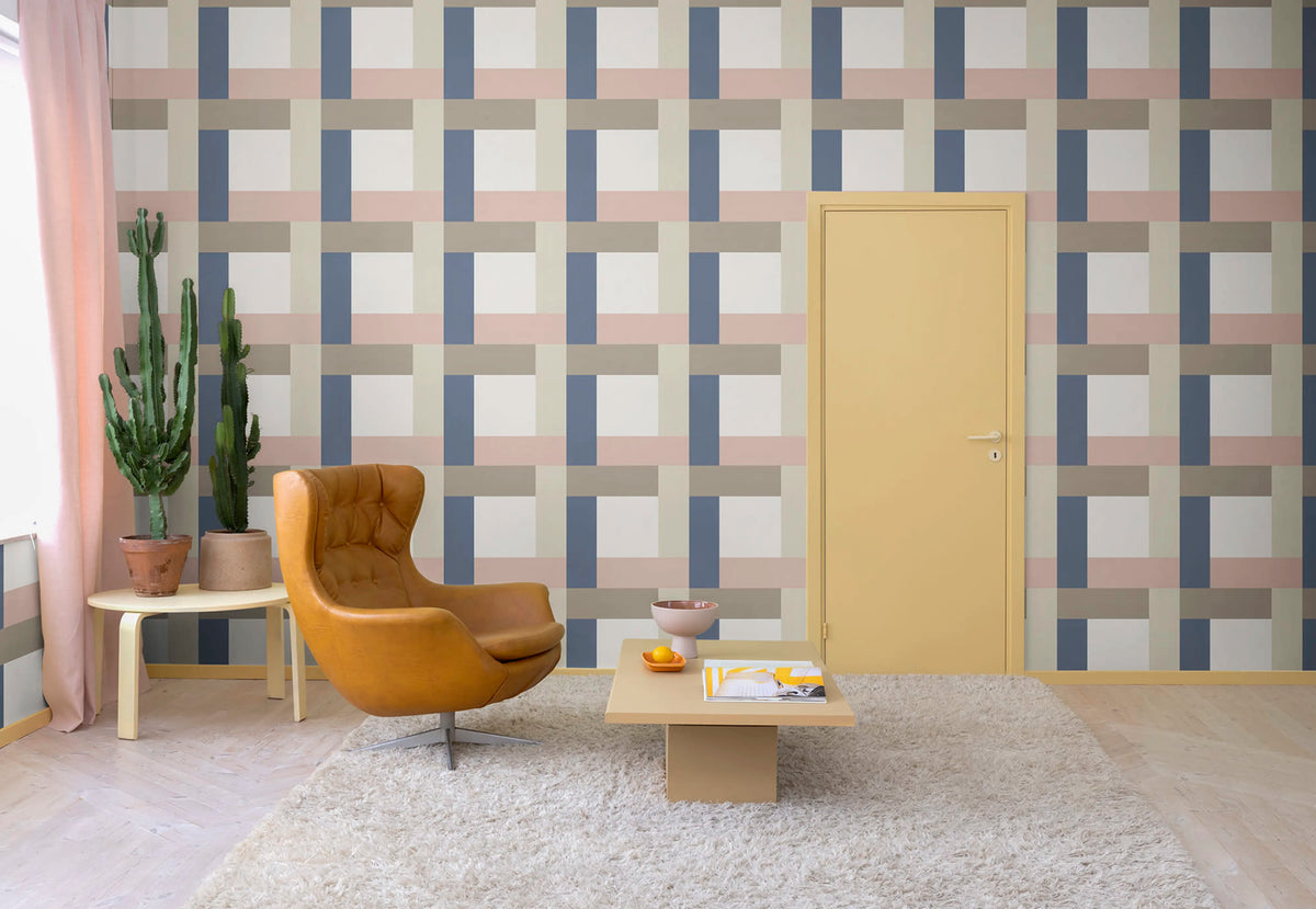 Dont Be Square, Pastel Mural Wallpaper - room preview 03