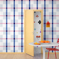 Outside The Box Blue & Pink Mural Wallpaper - room preview 03
