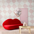 Tremble, Pink Mural Wallpaper - room preview 03