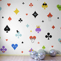 Poker Face, Rainbow Mural Wallpaper - room preview 03