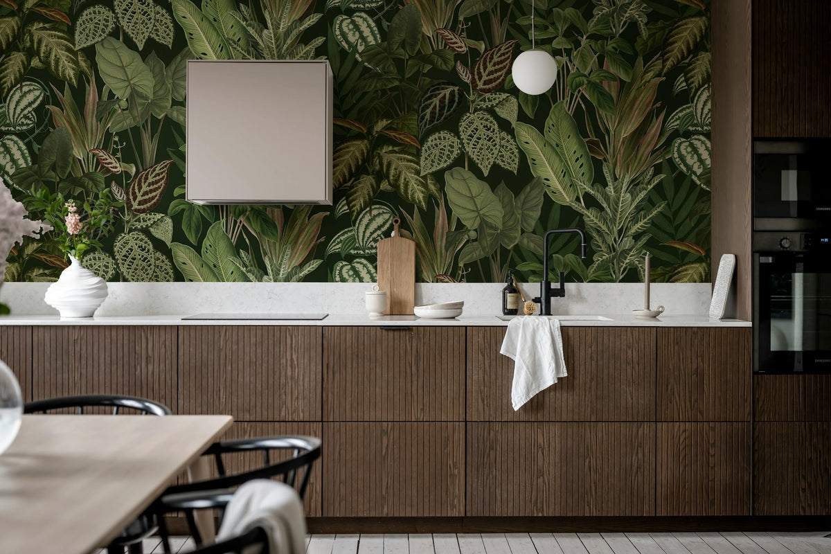 Mischievous Jungle, Lush Mural Wallpaper - room preview 03