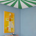 Rays, Green Mural Wallpaper - room preview 03