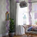 Rays, Lilac Mural Wallpaper - room preview 03