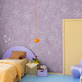 Doodle, Lilac Mural Wallpaper - room preview 03