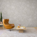 Doodle, Beige Mural Wallpaper - room preview 03