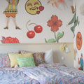 Patches, White Mural Wallpaper - room preview 03