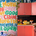 Blah blah blah, Rainbow Mural Wallpaper - room preview 03