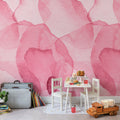 Petals, Magenta Mural Wallpaper - room preview 03
