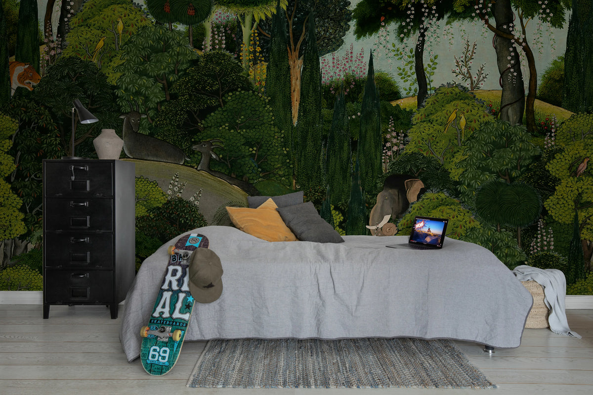 Hiding Spot, Evening Mural Wallpaper - room preview 03