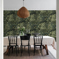 Vinum Raspeys, Green Mural Wallpaper - room preview 03
