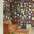 Eat Your Greens, Midnight Mural Wallpaper - room preview 03