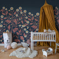 Chamomile, Midnight Mural Wallpaper - room preview 03