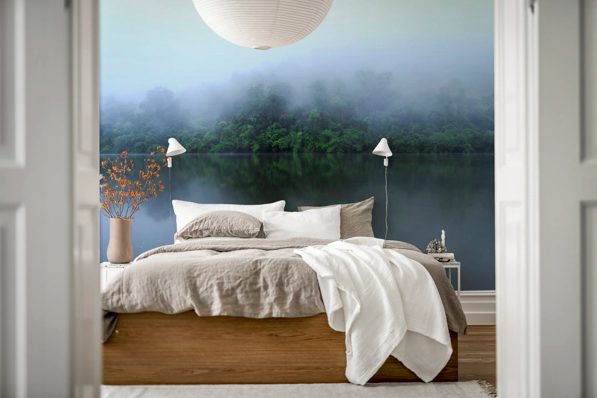 Hazy Lake Mural Wallpaper - room preview 03