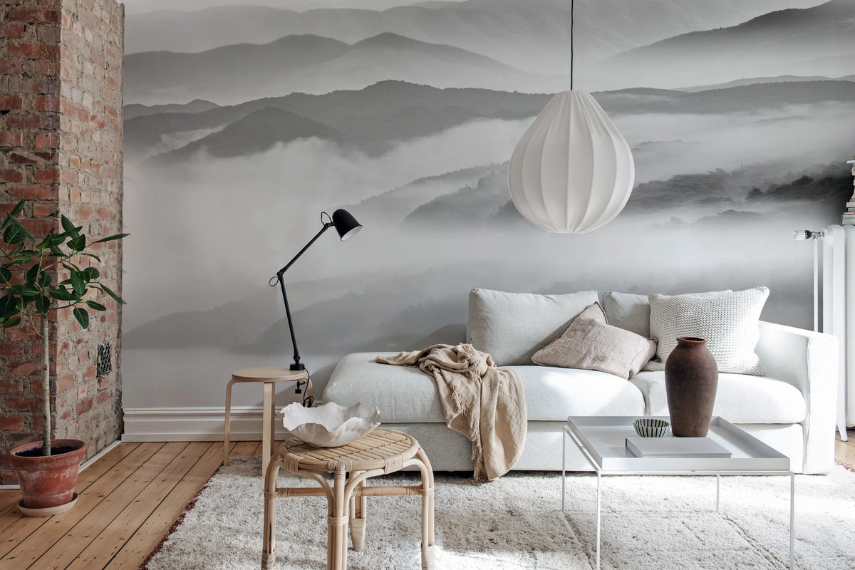 Calm Mountains Mural Wallpaper - room preview 03
