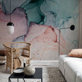 Pastel Watercolors Mural Wallpaper - room preview 03
