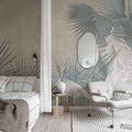 White Peacocks Mural Wallpaper - room preview 03