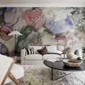 Multi Watercolor Mural Wallpaper - room preview 03
