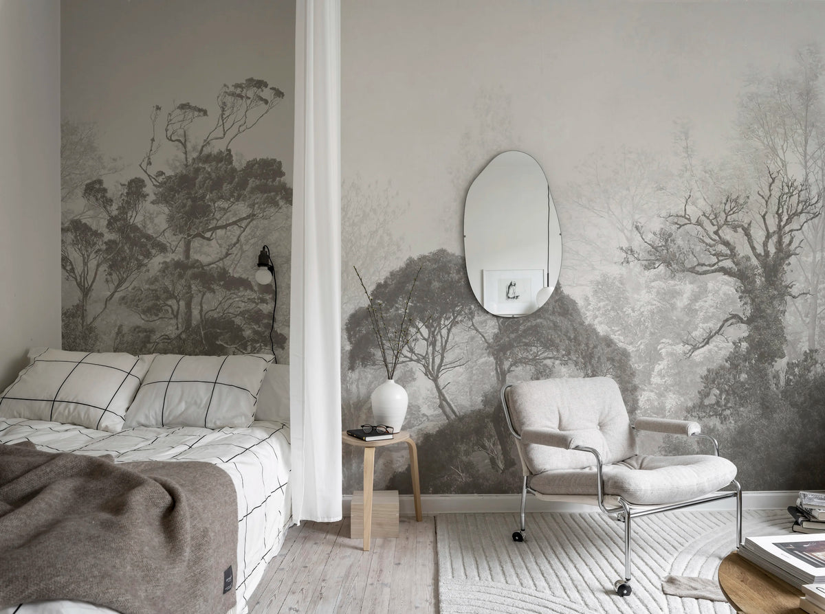 Soft Horizon Mural Wallpaper - room preview 03