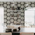 Shells, Graphite Mural Wallpaper - room preview 03