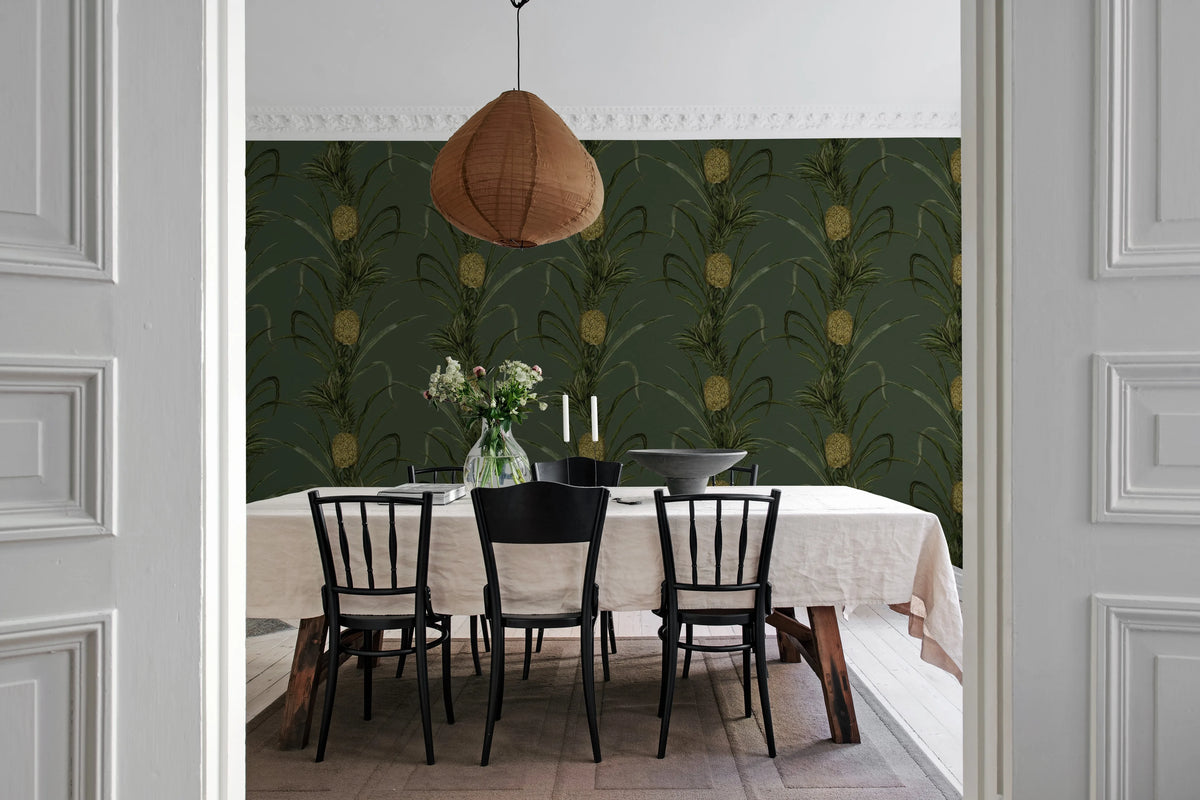Pineapple, Lush Mural Wallpaper - room preview 03