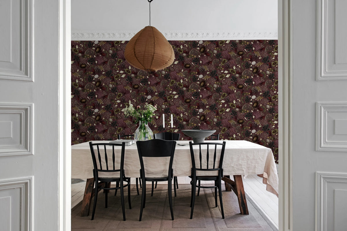Ocean Life, Sunset Mural Wallpaper - room preview 03