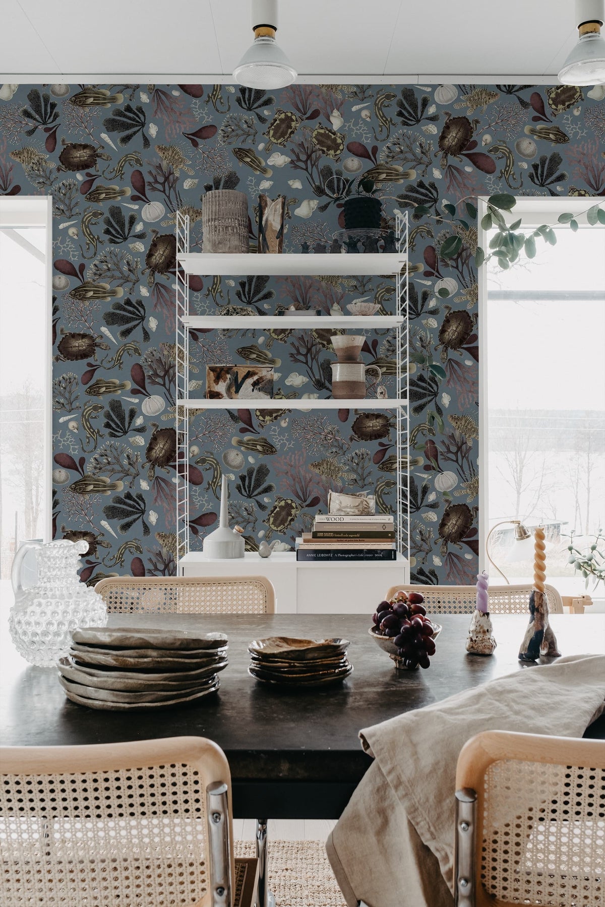 Ocean Life, Azure Mural Wallpaper - room preview 03