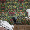Whimsical Jungle, Night Mural Wallpaper - room preview 03