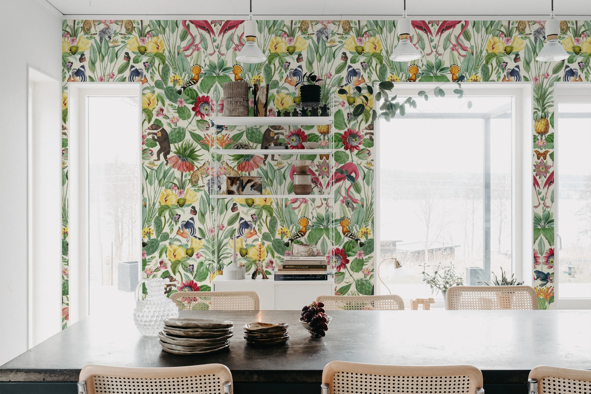Whimsical Jungle, Day Mural Wallpaper - room preview 03