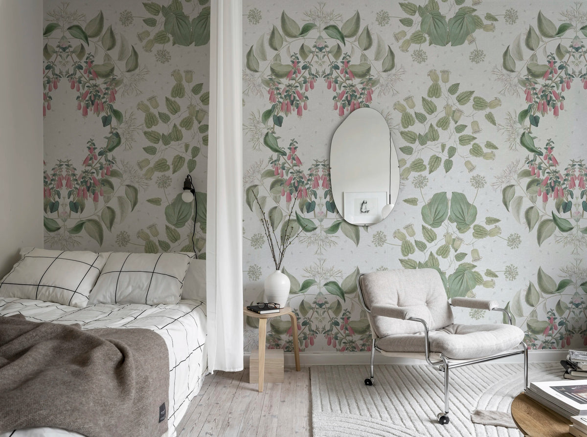 Lotus, Pastel Mural Wallpaper - room preview 03
