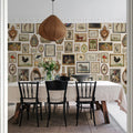 Vintage Frames, Beige Mural Wallpaper - room preview 03