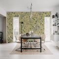 Forest Animals, Yellow Mural Wallpaper - room preview 03