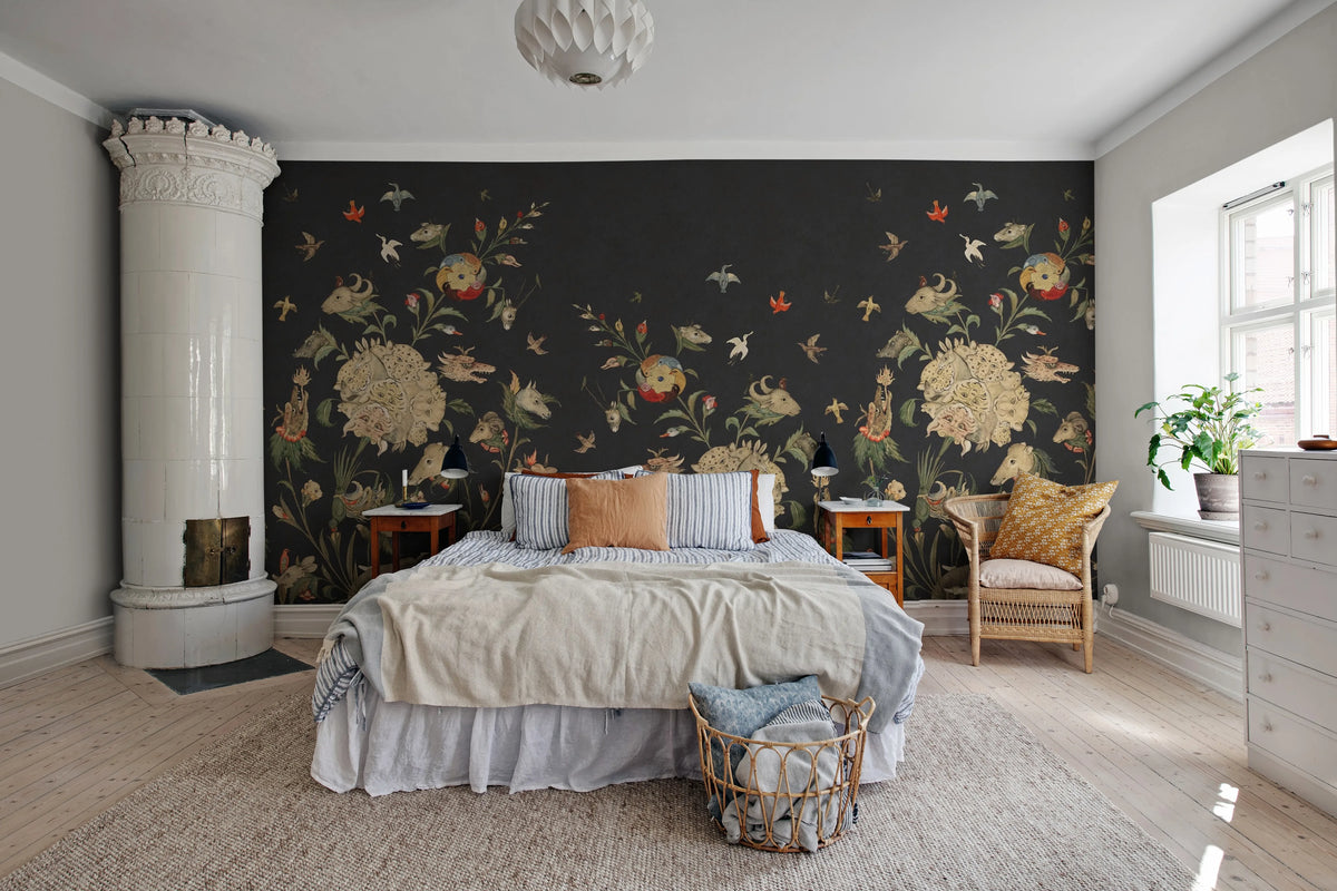 Quirky World, Night Mural Wallpaper - room preview 03