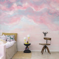 Pink Sky Mural Wallpaper - room preview 03