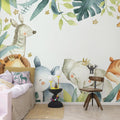 Animal Friends Mural Wallpaper - room preview 03