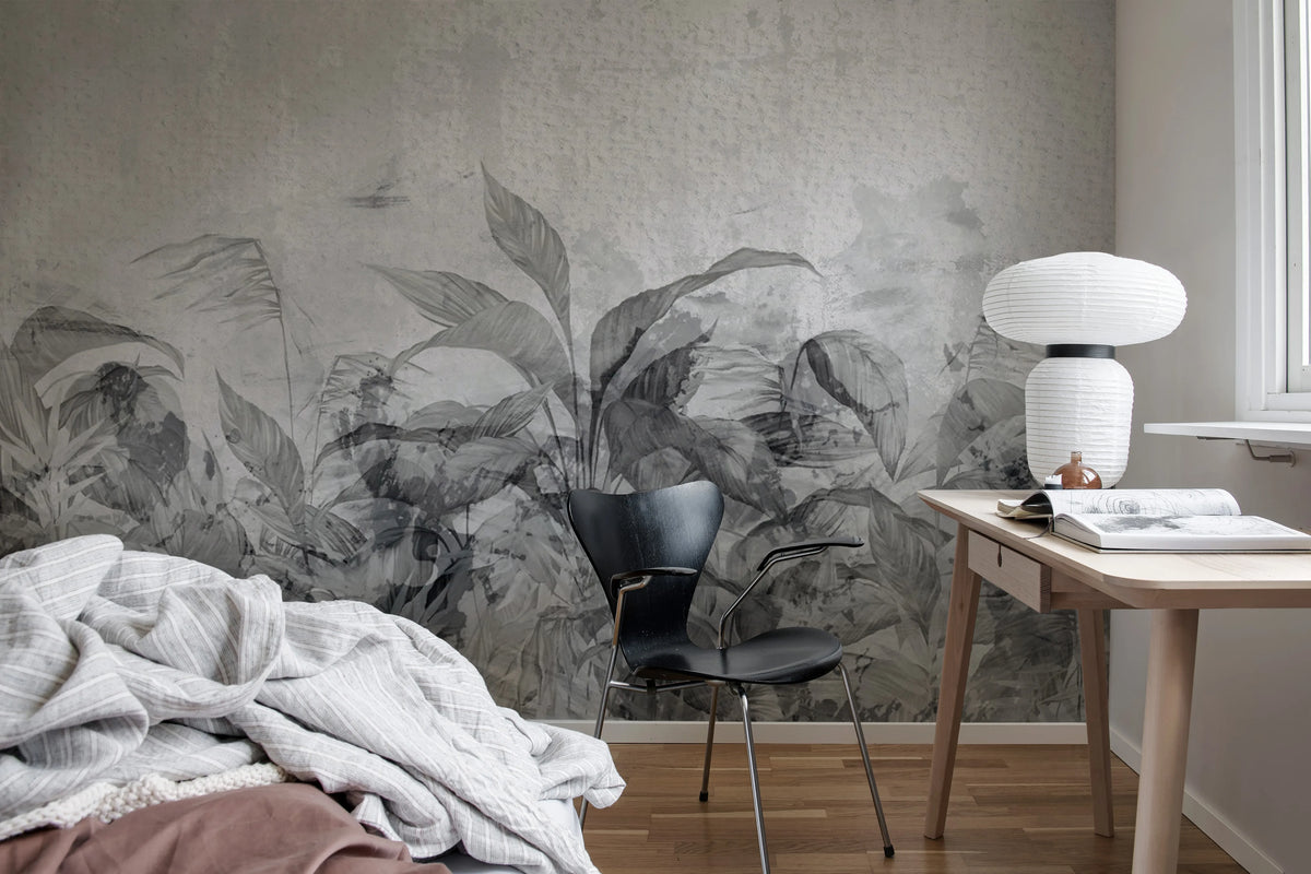 Palm Leafs Mural Wallpaper - room preview 03
