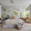 Waterlily Mural Wallpaper - room preview 03