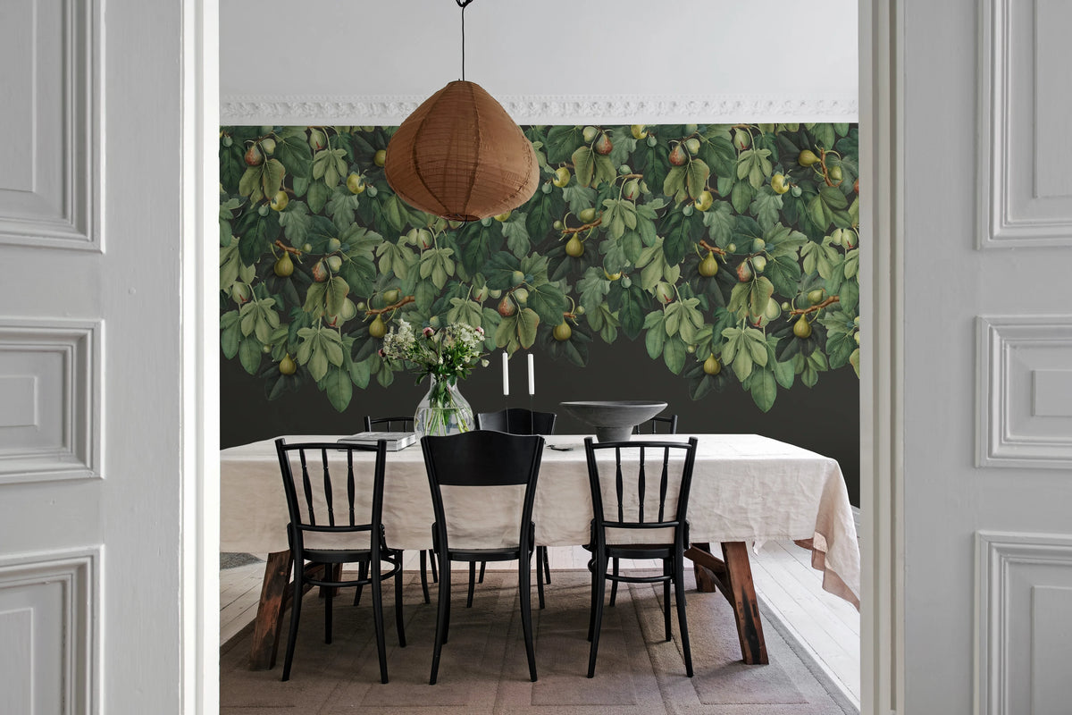Dangling Figs, Lush Mural Wallpaper - room preview 03