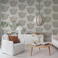 Puffer Fish, White Mural Wallpaper - room preview 03