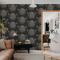 Puffer Fish, Black Mural Wallpaper - room preview 03