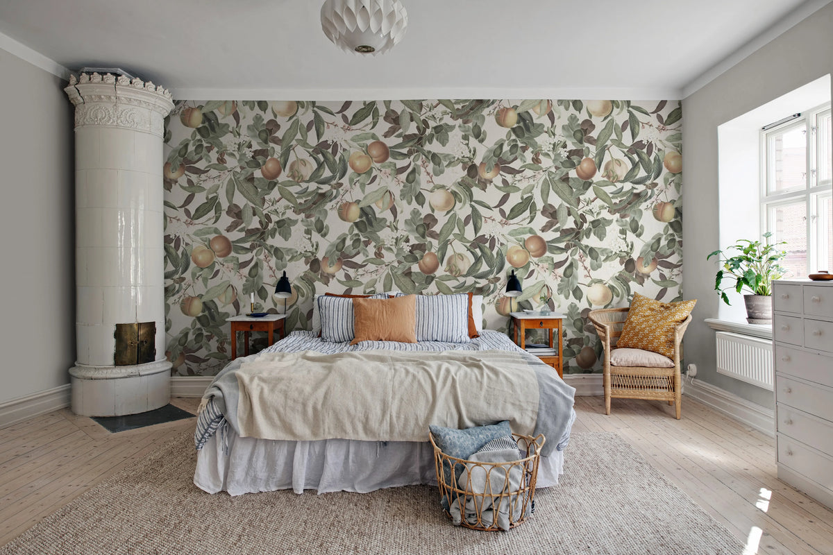 Peach Valley Bold, Spring Mural Wallpaper - room preview 03