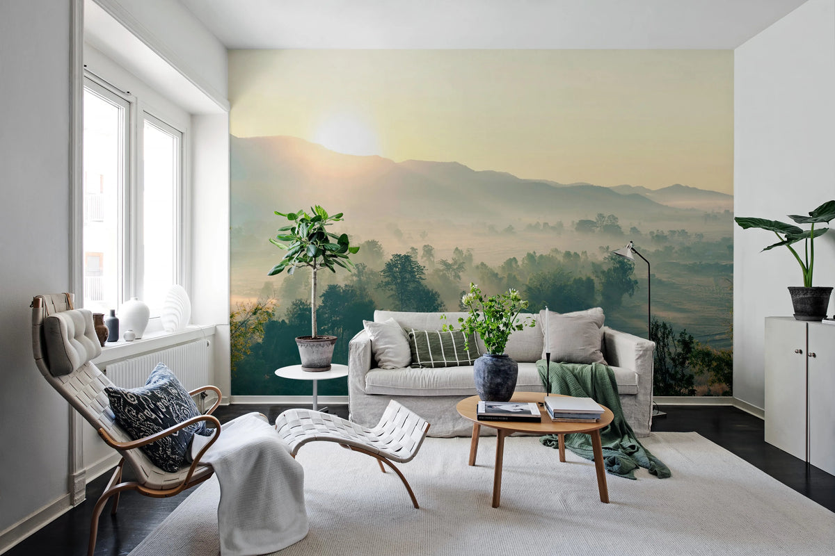 Morning Light Mural Wallpaper - room preview 03