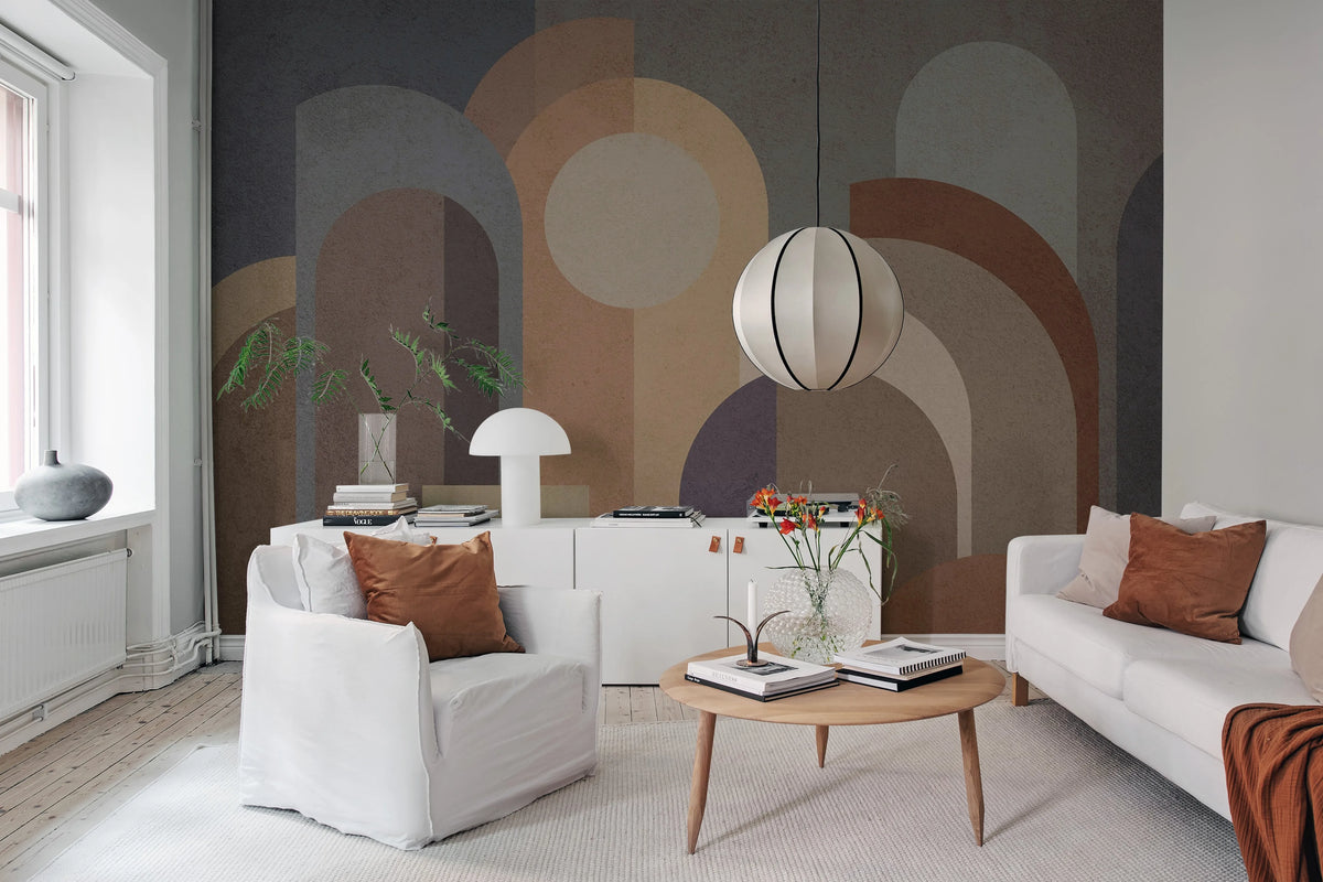 Deco Arches Mural Wallpaper - room preview 03