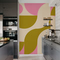 Geometrique Mural Wallpaper - room preview 03