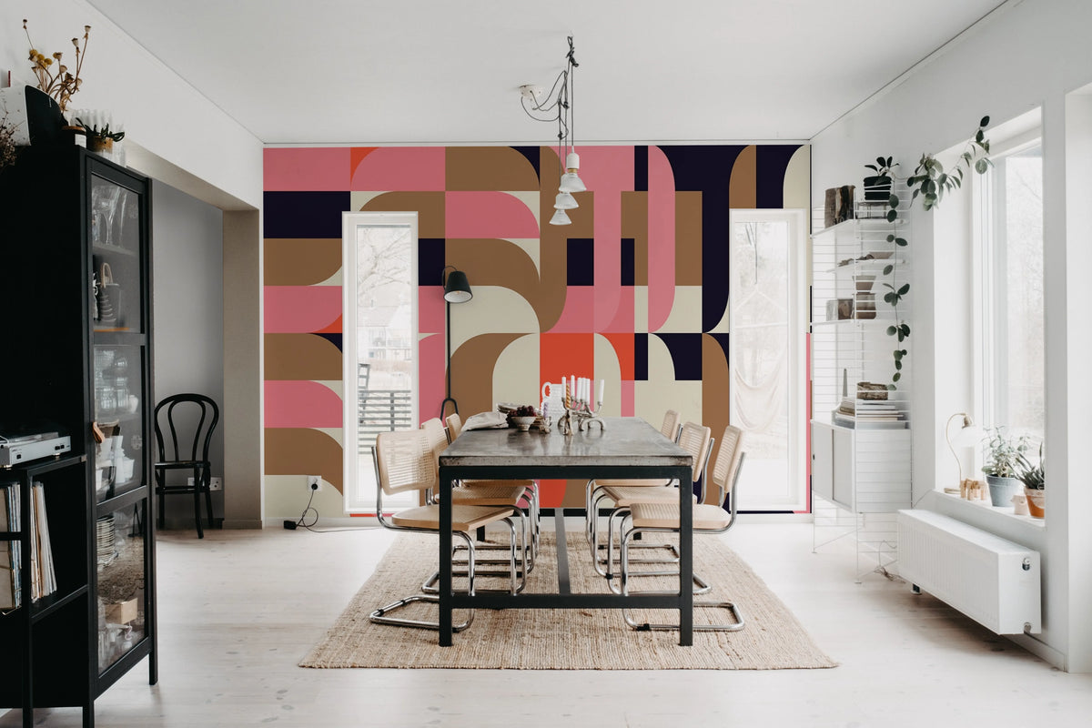Abstract Fun Mural Wallpaper - room preview 03
