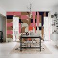 Abstract Fun Mural Wallpaper - room preview 03